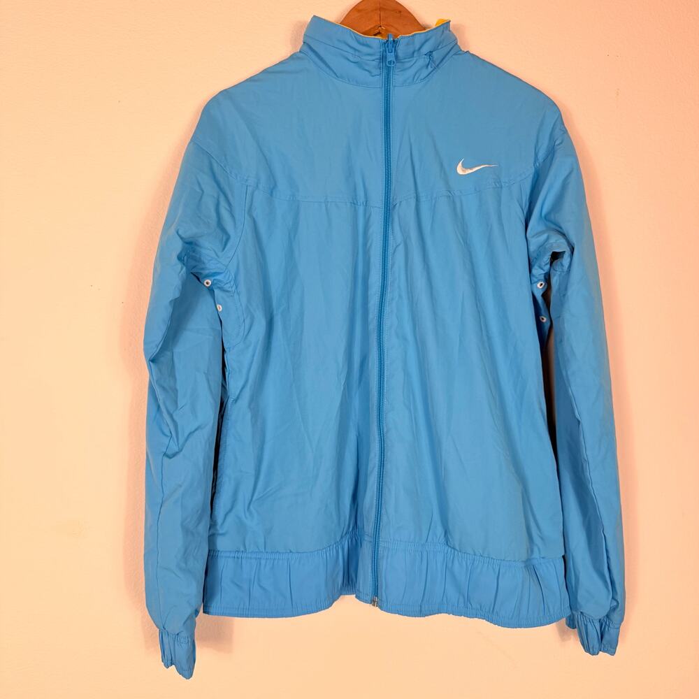 Nike FitDry Reversible Blue & Yellow Full-Zip Jacket – Size L